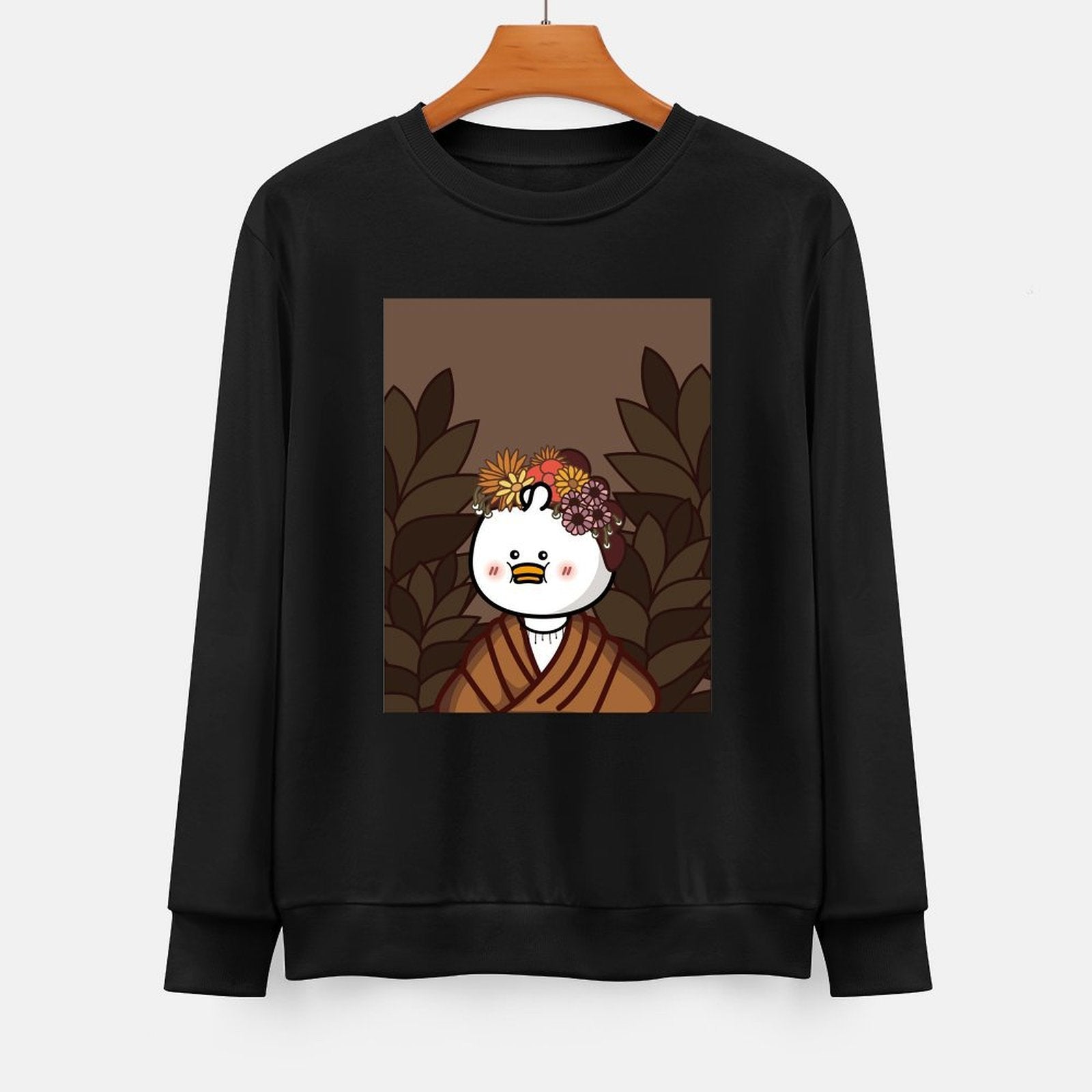 Front Patterned Long Sleeve TopStreetStyle EverydayWear